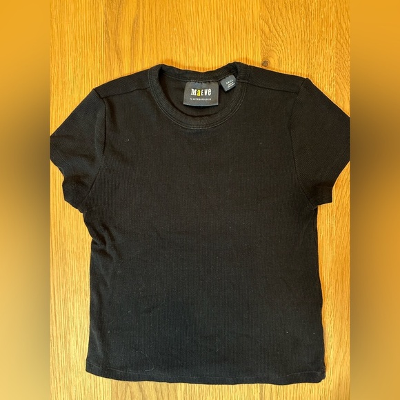 Anthropologie The Blair Stretch Cotton Short-Sleeve Baby Tee by Maeve - Picture 4 of 6